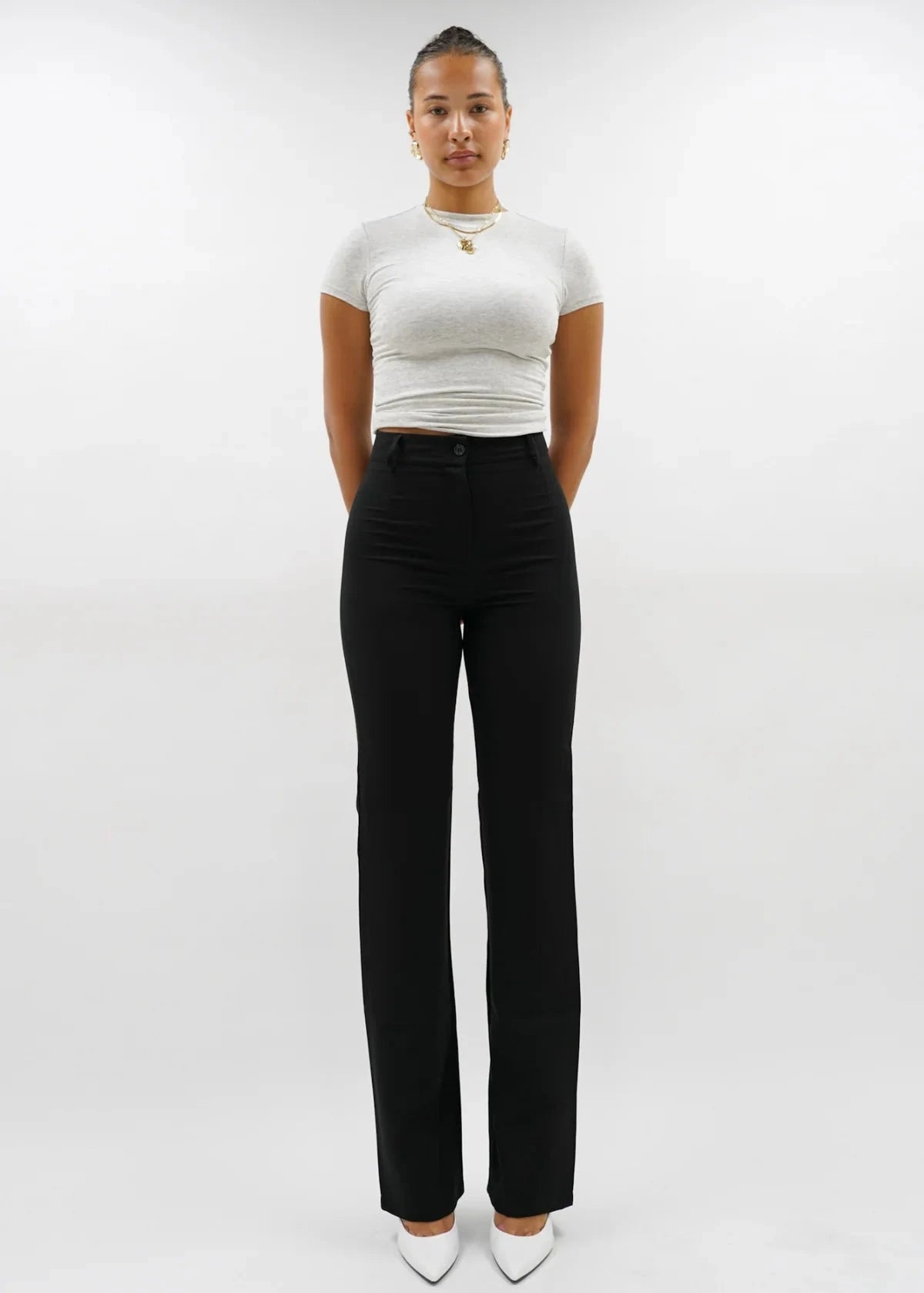 Straight Leg Pants Classic Alpha Aura Black XS