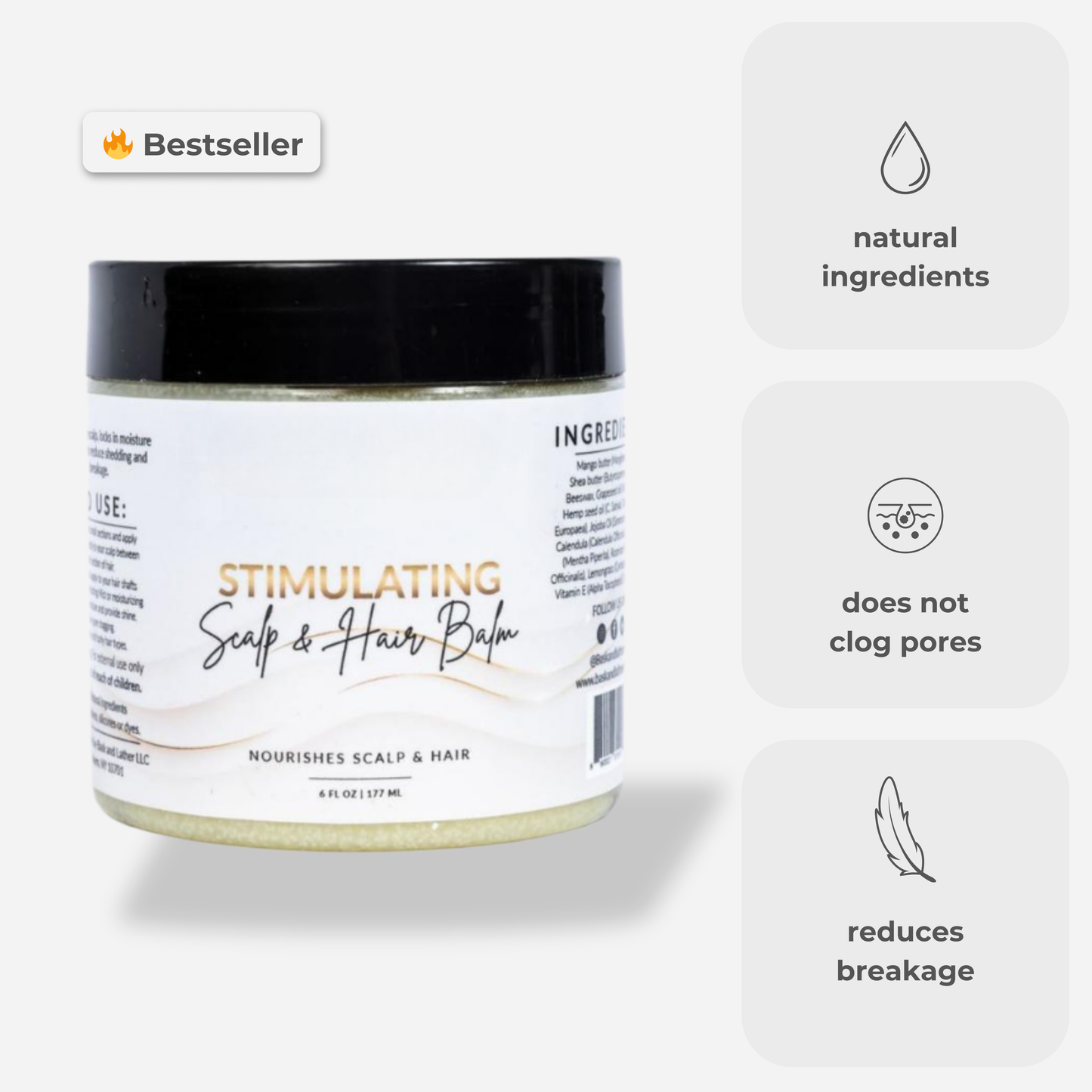 Stimulating Scalp and Hair Balm
