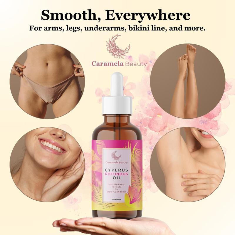 Caramela Beauty Cyperus Rotundus Oil for Hair Reduction