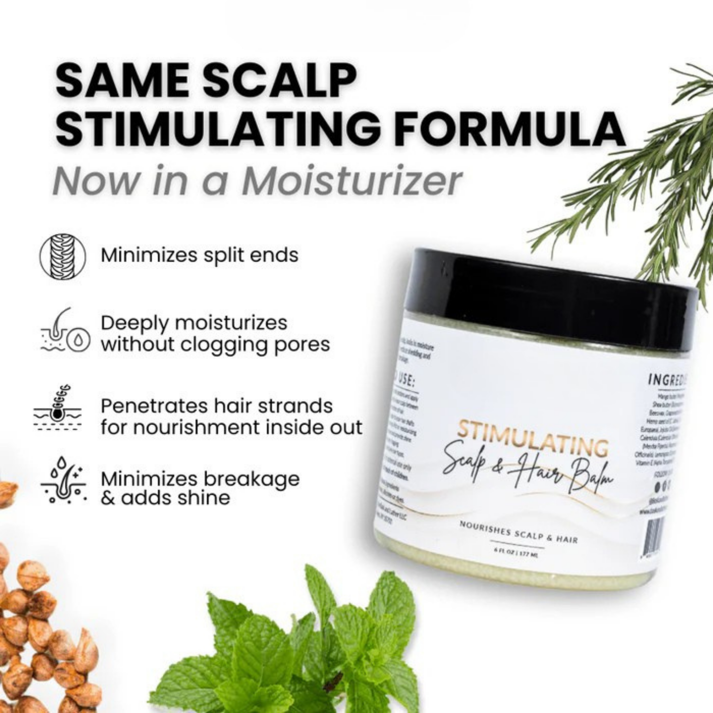 Stimulating Scalp and Hair Balm