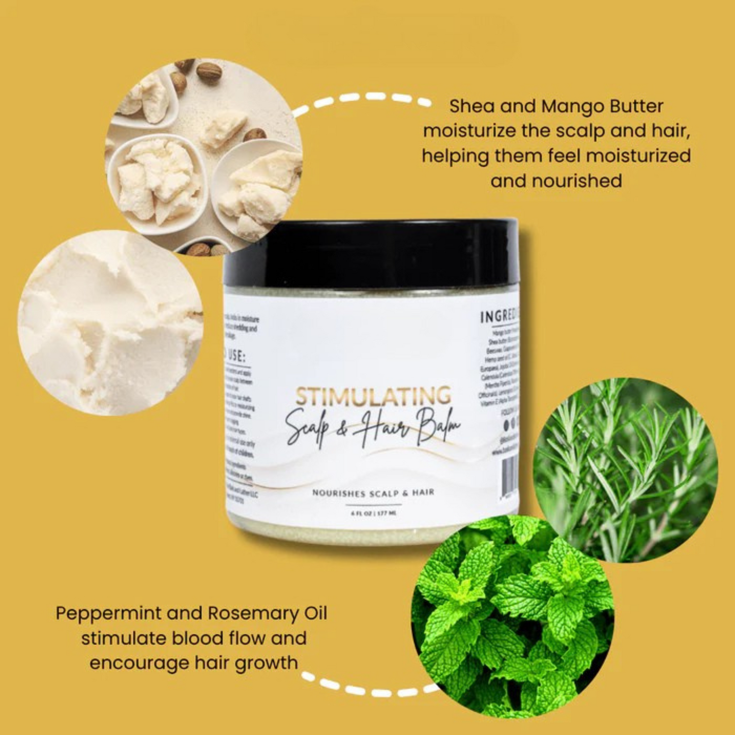 Stimulating Scalp and Hair Balm