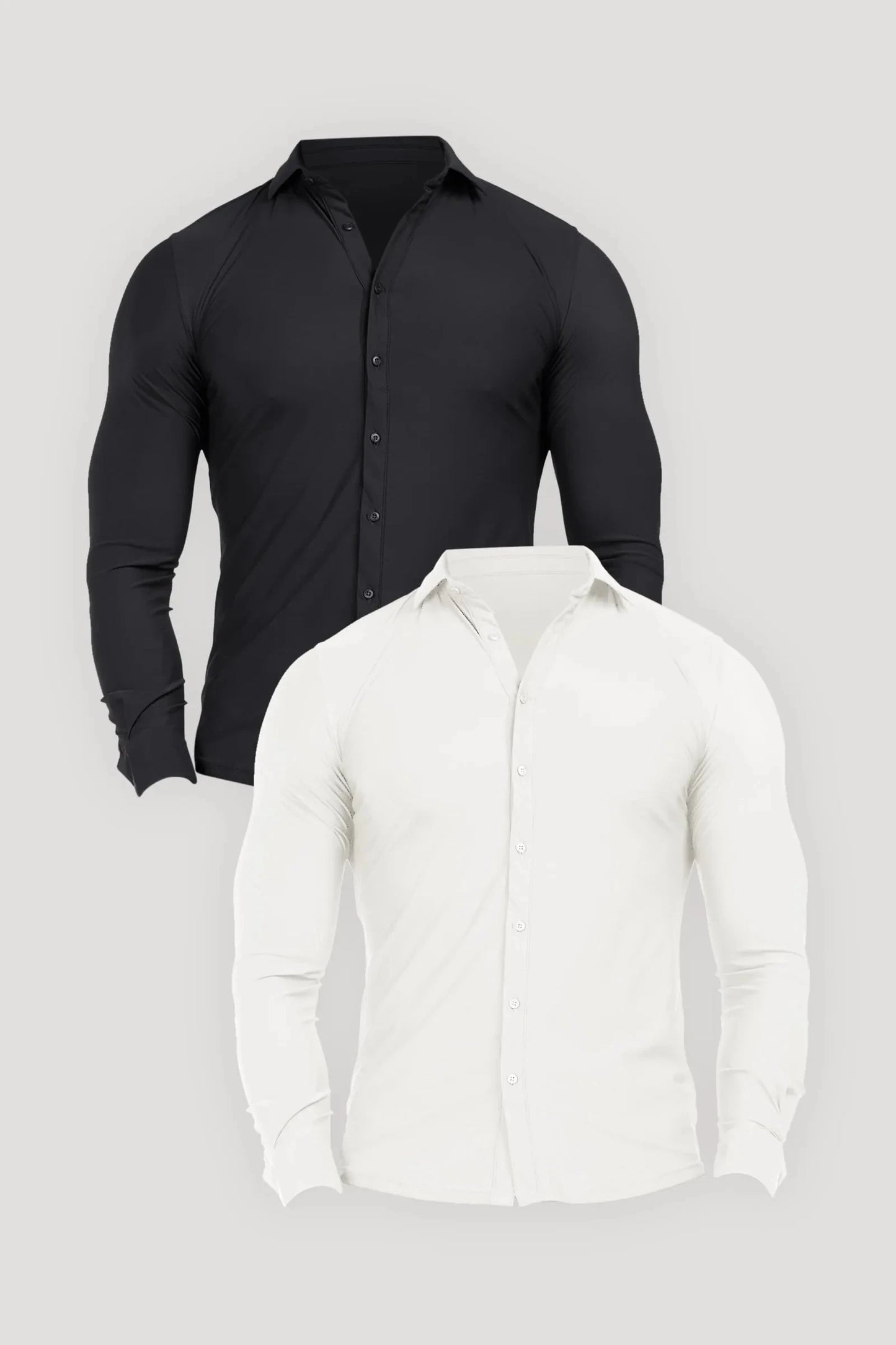 THE ATHLETIC STRETCH SHIRT BUNDLE 2-PIECE SET Alpha Aura
