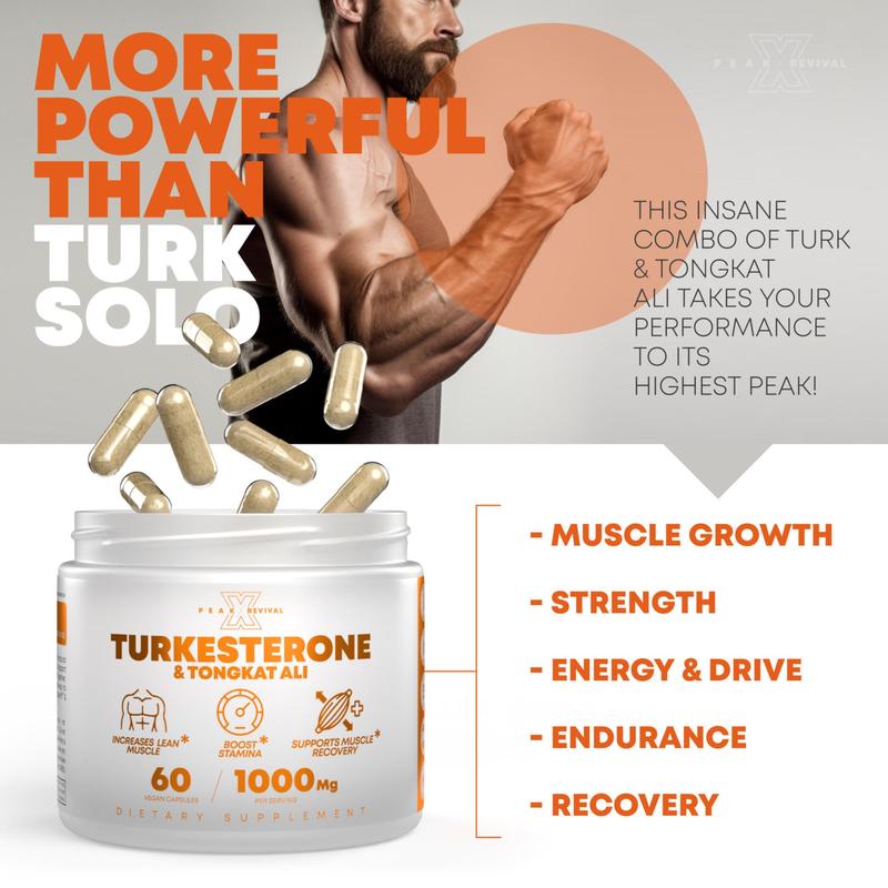 Turkesterone & Tongkat Ali Supplement