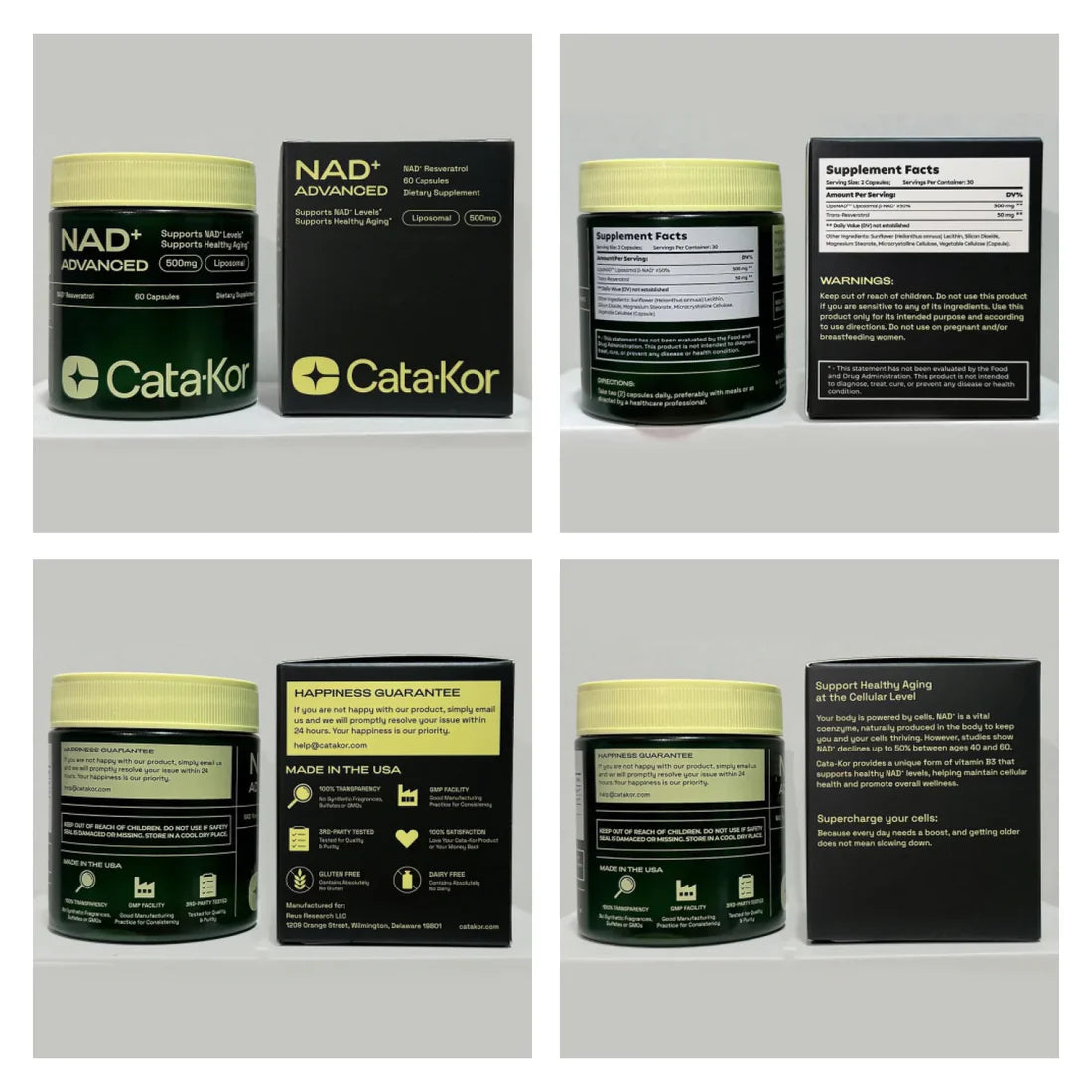 Cata-Kor NAD Supplement | 500mg