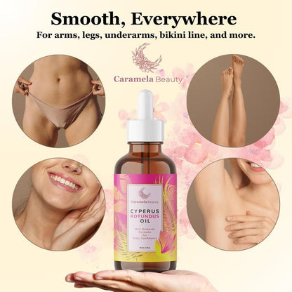 Caramela Beauty Cyperus Rotundus Oil for Hair Reduction