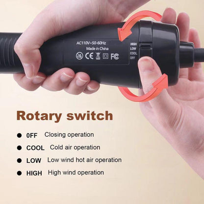 Multifunctional Hot Air Comb Automatic Hair Straightener