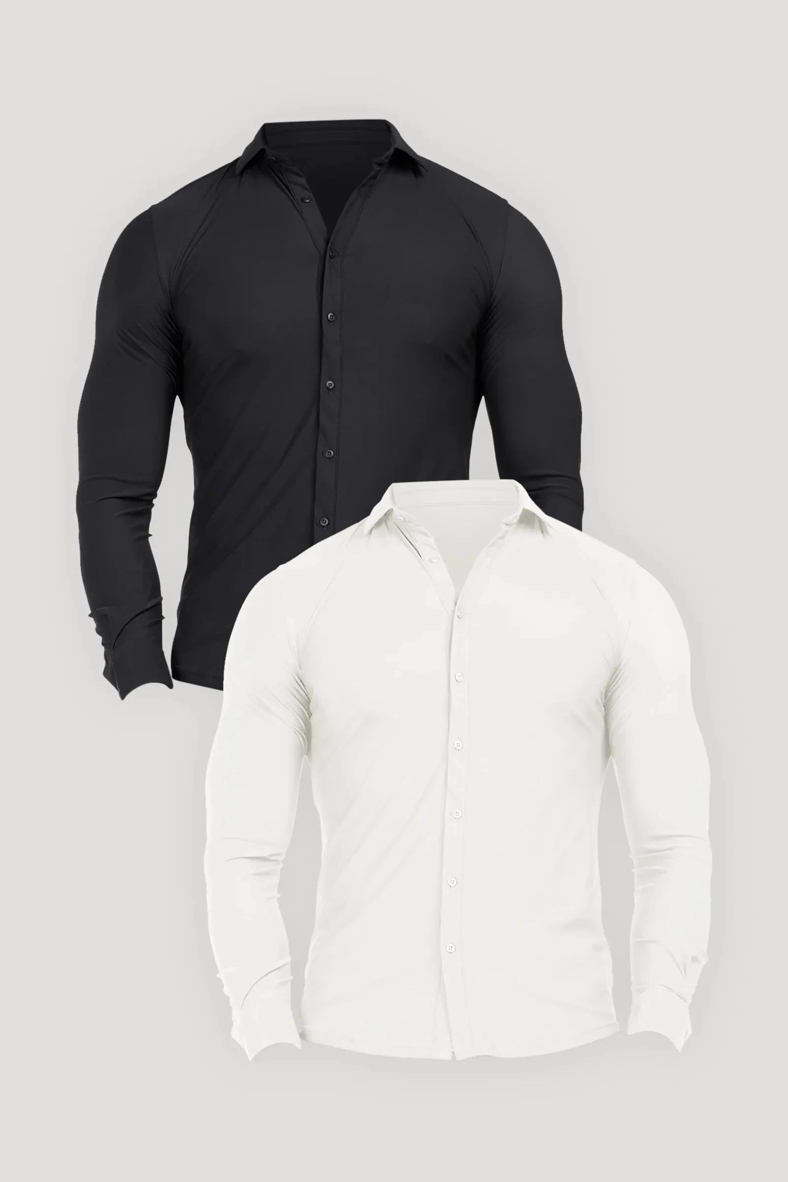 THE ATHLETIC STRETCH SHIRT BUNDLE 2-PIECE SET Alpha Aura 