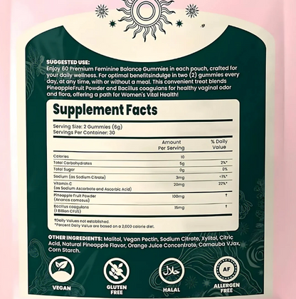Vrouwelijke Balans Gummies
